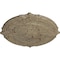 Ekena Millwork Attica Ceiling Medallion (Fits Canopies up to 3 3/4"), 39 1/2"OD x 2 1/2"P, Gobi Desert Crackle CM39ATGDC - alternate 2